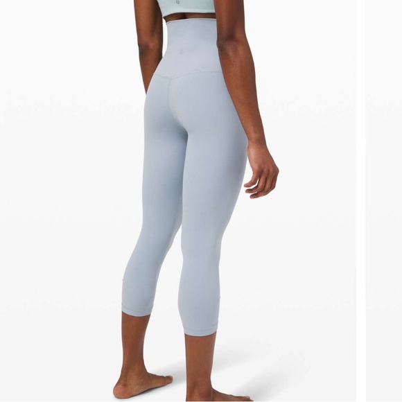 Lululemon Align Super High-Rise Crop 21". Size 6. Chambray. - Picture 2 of 7